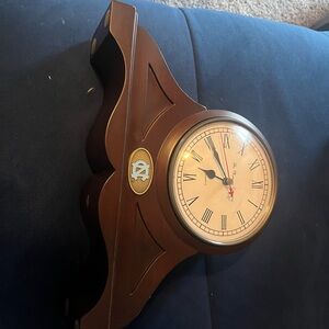 Elegant UNC Chapel  Hill Mantel Wood Clock